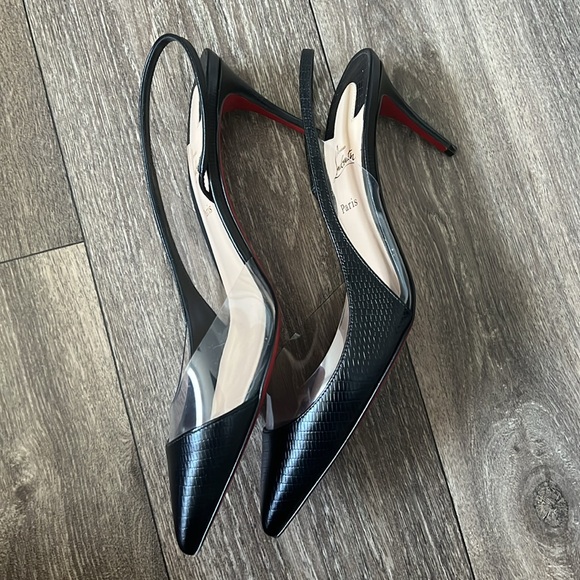 Christian Louboutin OptiSexy 70 Calf Zarli/PVC - Picture 8 of 13